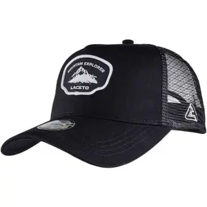 Laceto TRUCKER 1 Stylová kšiltovka, černá, velikost