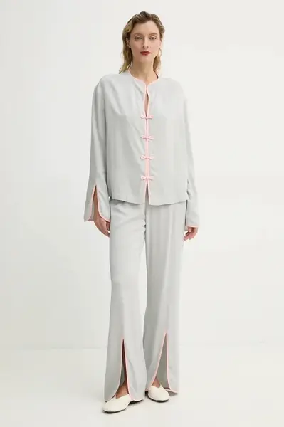 Pyžamo The Sleeper šedá barva, LSSP03P011M