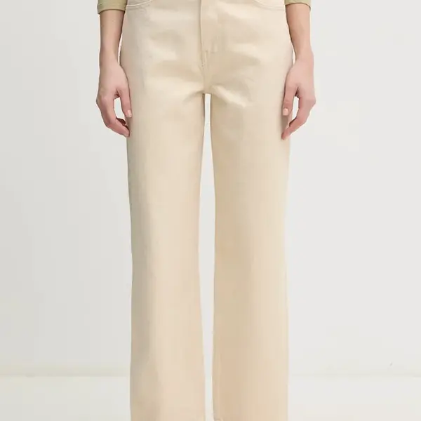 Džíny Sisley dámské, high waist, 4N2WLE04C