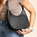 Dámska kožená kabelka The Chesterfield Brand Alexandra - čierna