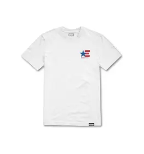 Etnies pánské tričko America White / Blue / Red | Bílá | Velikost XL | 100% bavlna