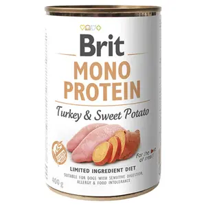 BRIT Mono Protein Turkey & Sweet Potato konzerva pro psy 400 g