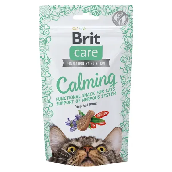 BRIT Care Snack Calming s goji pro kočky 50 g