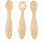 Petite&Mars Take&Match 6m+ lžička pro děti Desert Sand 3 ks