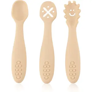 Petite&Mars Take&Match 6m+ lžička pro děti Desert Sand 3 ks