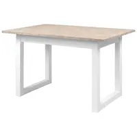 MID.YOU JÍDELNÍ STŮL, bílá, pískové barvy, 120/80/75 cm