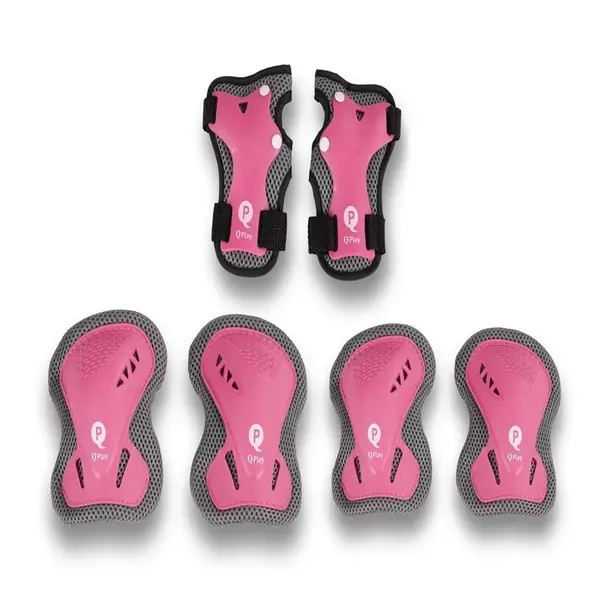 QPlay Chrániče dětské Pink, vel. S, vek 3-5 let