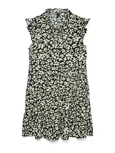 VERO MODA Šaty 'VMALBA'  krémová / čierna