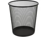 Odpadkový koš na papír 28 cm, černý kov