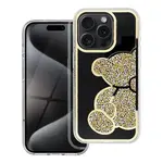 Zadní kryt TEDDY BEAR Case pro Apple iPhone 16 Pro Max, zlatá