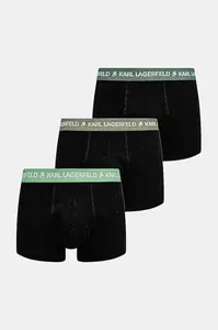 Karl Lagerfeld boxerky pánské bavlněné s elastanem 3-pack