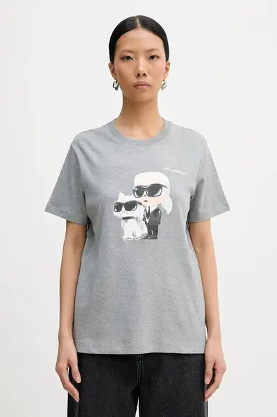 Karl Lagerfeld Bavlněné tričko Karl Lagerfeld IKON