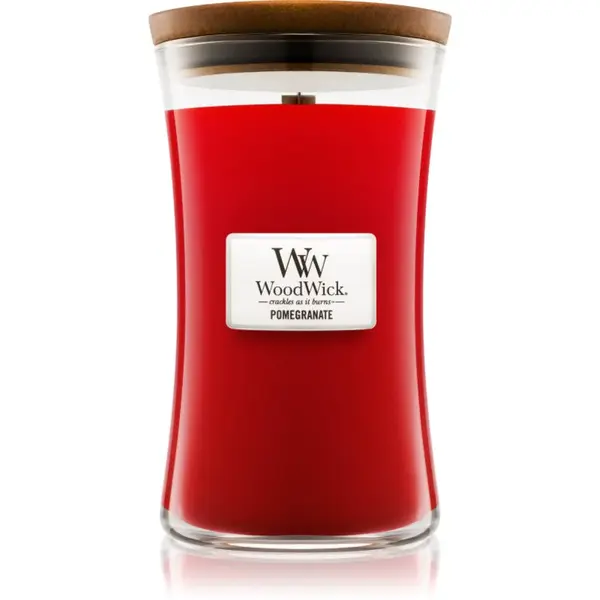 Woodwick Pomegranate vonná sviečka s dreveným knotom 609,5 g