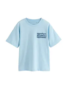 Next Tričko  modrá / svetlomodrá