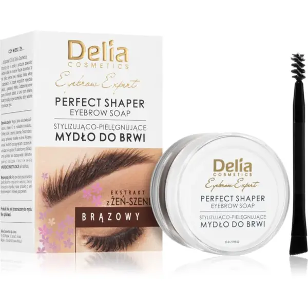 Delia Cosmetics Eyebrow Expert fixačný vosk na obočie odtieň Brown 10 ml
