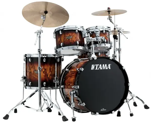Tama Starclassic Walnut/Birch Lacquer Shell Molten Brown Burst Rock Se