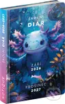 NOTIQUE Školní diář Axolotl 2026/2027 (září 2026 – prosinec 2027)