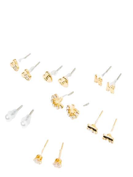 Gold earrings Yups dbi0440. R06
