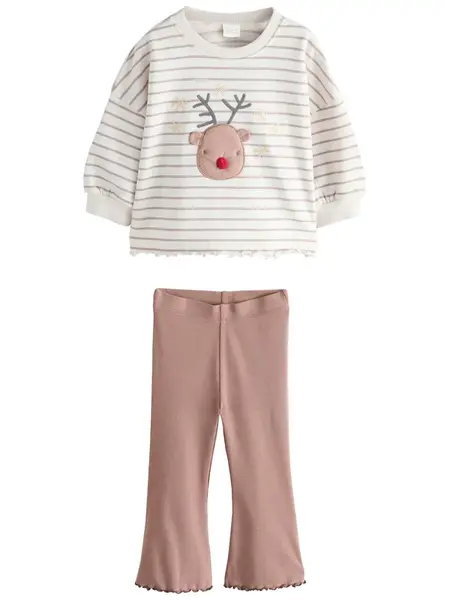 Next Set  staroružová / biela