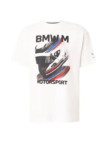 PUMA Tričko 'BMW MMS'  modrá / čerešňová / čierna / biela