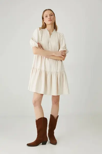 Lněné šaty Medicine