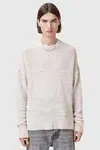 Vlněný svetr AllSaints CHILLION pánský, bílá barva, M028KC