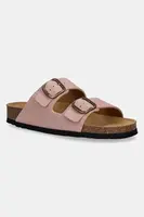 Semišové pantofle Scholl JOSEPHINE dámské, růžová barva, F321651023