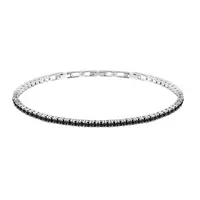 Morellato Moderní stříbrný náramek s krystaly Tennis SATN02