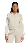 Dětská mikina adidas béžová barva, s kapucí, s aplikací, KB7300