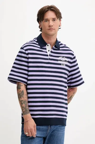 Bavlněné polo tričko Tommy Jeans
