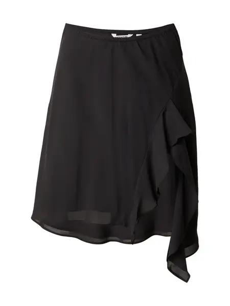 WEEKDAY Sukňa 'Layered'  čierna