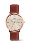 Hodinky Daniel Wellington hnědá barva, DW00100829
