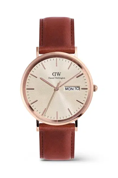 Hodinky Daniel Wellington hnědá barva, DW00100829