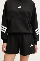 Kraťasy adidas Future Icons dámské, černá barva, high waist, JC5466