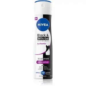 NIVEA Black & White Authentic antiperspirant ve spreji 72h 150 ml