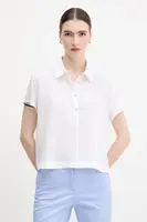 Halenka United Colors of Benetton dámská, bílá barva, hladká, 5ONVDQ0BQ