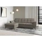 Sit & More ROHOVÁ SEDAČKA, textil, jílová barva