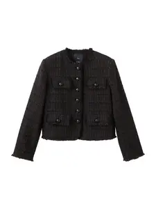 MANGO Prechodná bunda 'MONACO'  hnedá / čierna