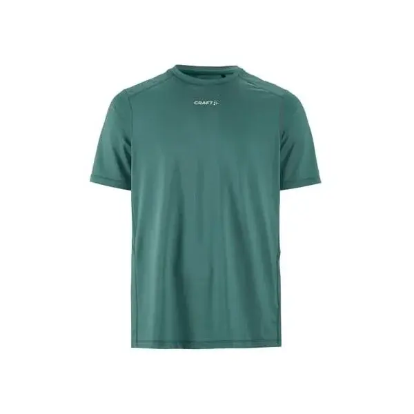Craft ADV ESSENCE SS TEE 2 M Pánské běžecké triko, tmavě zelená, velikost