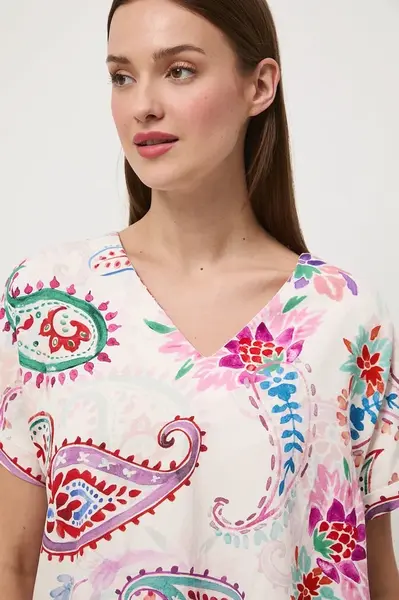 Blúzka s prímesou ľanu Medicine