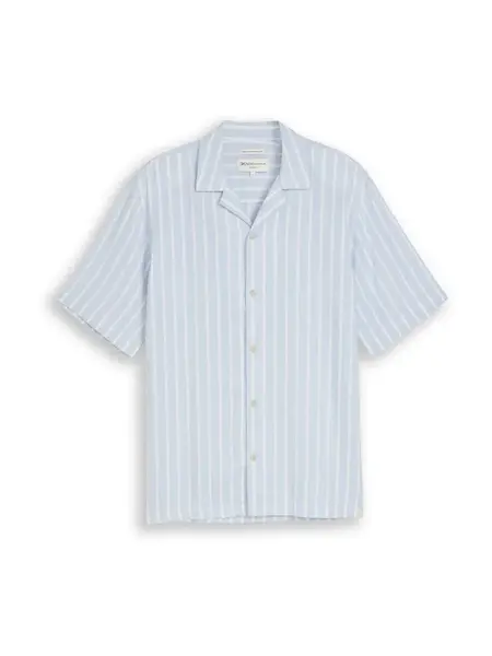 TOM TAILOR DENIM Košeľa  svetlomodrá / biela