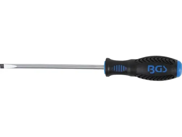BGS Technic BGS 4931 Plochý šroubovák 6,5 x 150 mm, Black tip