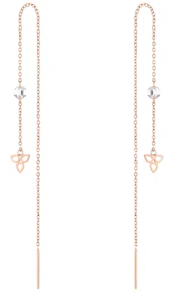 Tamaris Fashion dlouhé bronzové náušnice TJ-0006-E-12