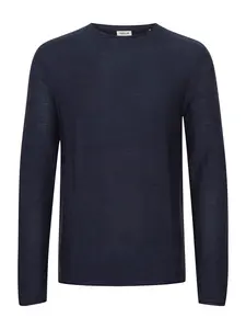 !Solid Sveter  námornícka modrá