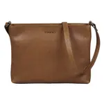 Dámská crossbody kožená kabelka Burkely Jane - koňak