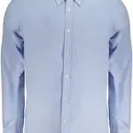 Pánská košile s dlouhým rukávem modrá