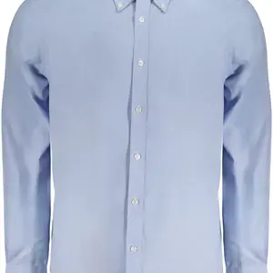 Pánská košile s dlouhým rukávem modrá