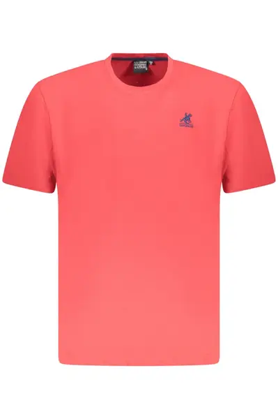 Pánské červené triko s krátkým rukávem