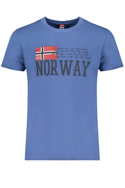 NORWAY 1963 MEN'S SHORT SLEEVE T-SHIRT BLUE