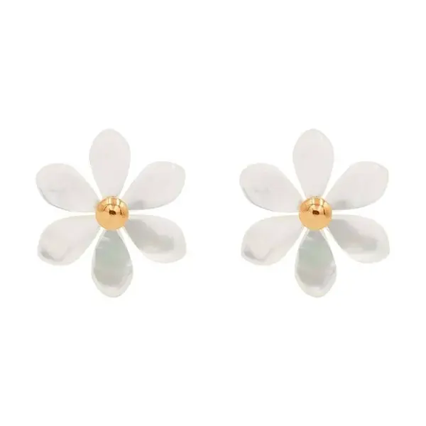 Pozlacené náušnice Lilou Flowers K/125/SZTYFT